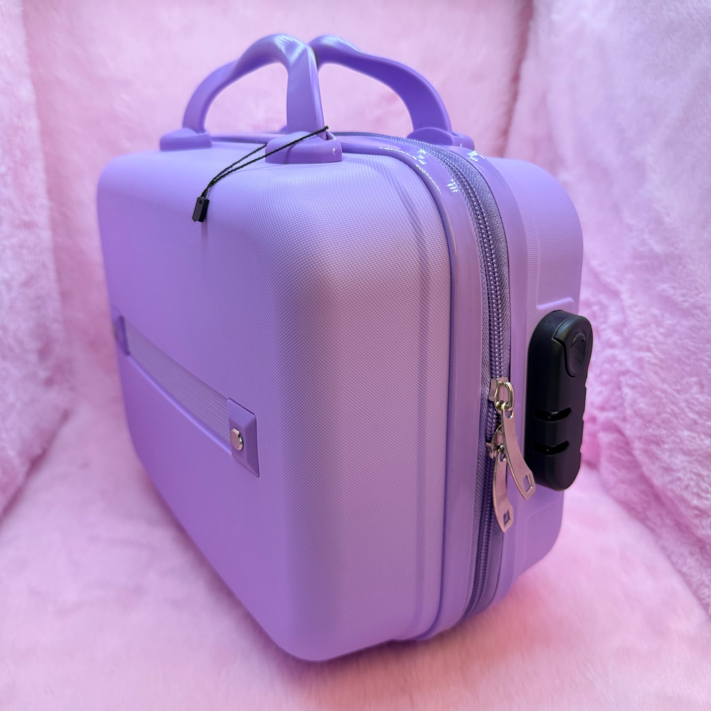 Luxury Purple Mini Suitcase Jewellery Combo Set – Designer Earrings & Colorful Glass Bangles Collection