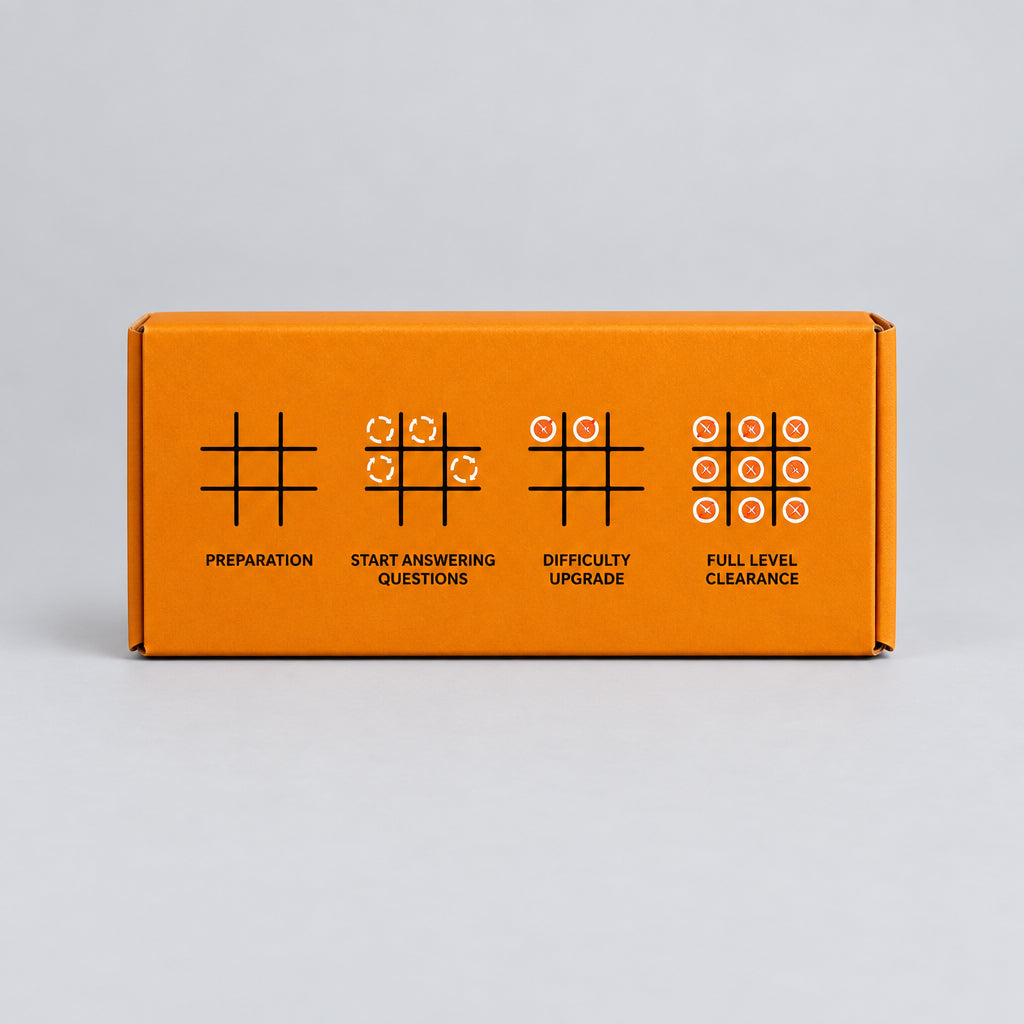 AI Intelligence Tic-Tac-Toe Electronic Game Console | 9 Modes Educational Puzzle Toy for Kids
