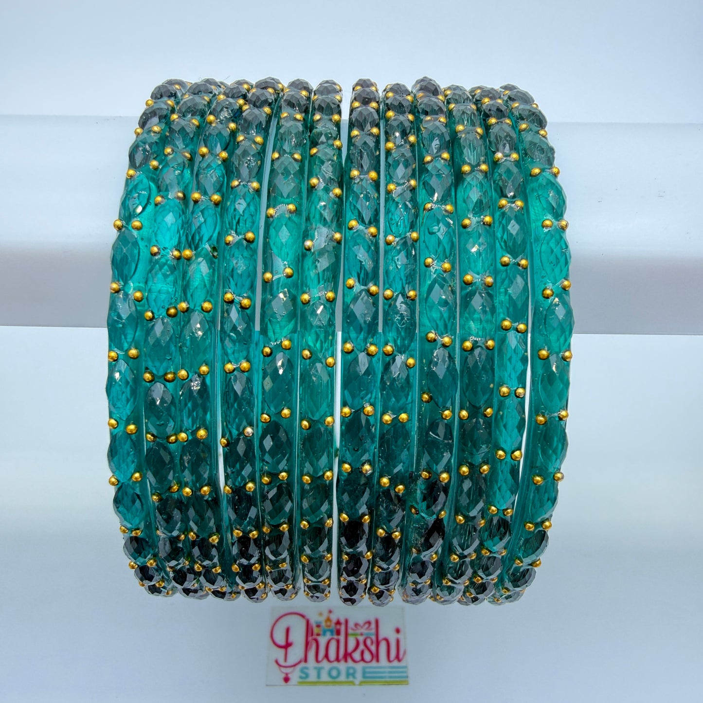 Rain Drop Crystal Designer Bangles Set for Women – Premium Party & Festive Wear