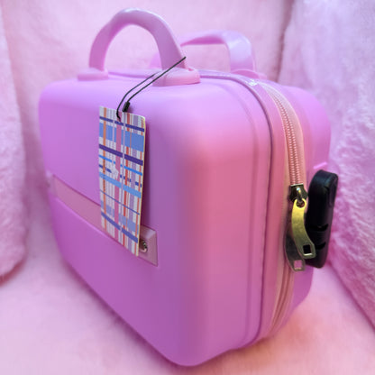 Luxury Pink Mini Suitcase Jewellery Combo Gift Set – Glass Bangles & Designer Earrings Collection