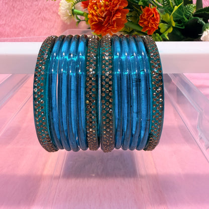 Jelly Bangle Set with Stone Bangles | Premium Fashion Bangles