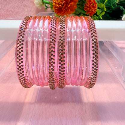 Jelly Bangle Set with Stone Bangles | Premium Fashion Bangles