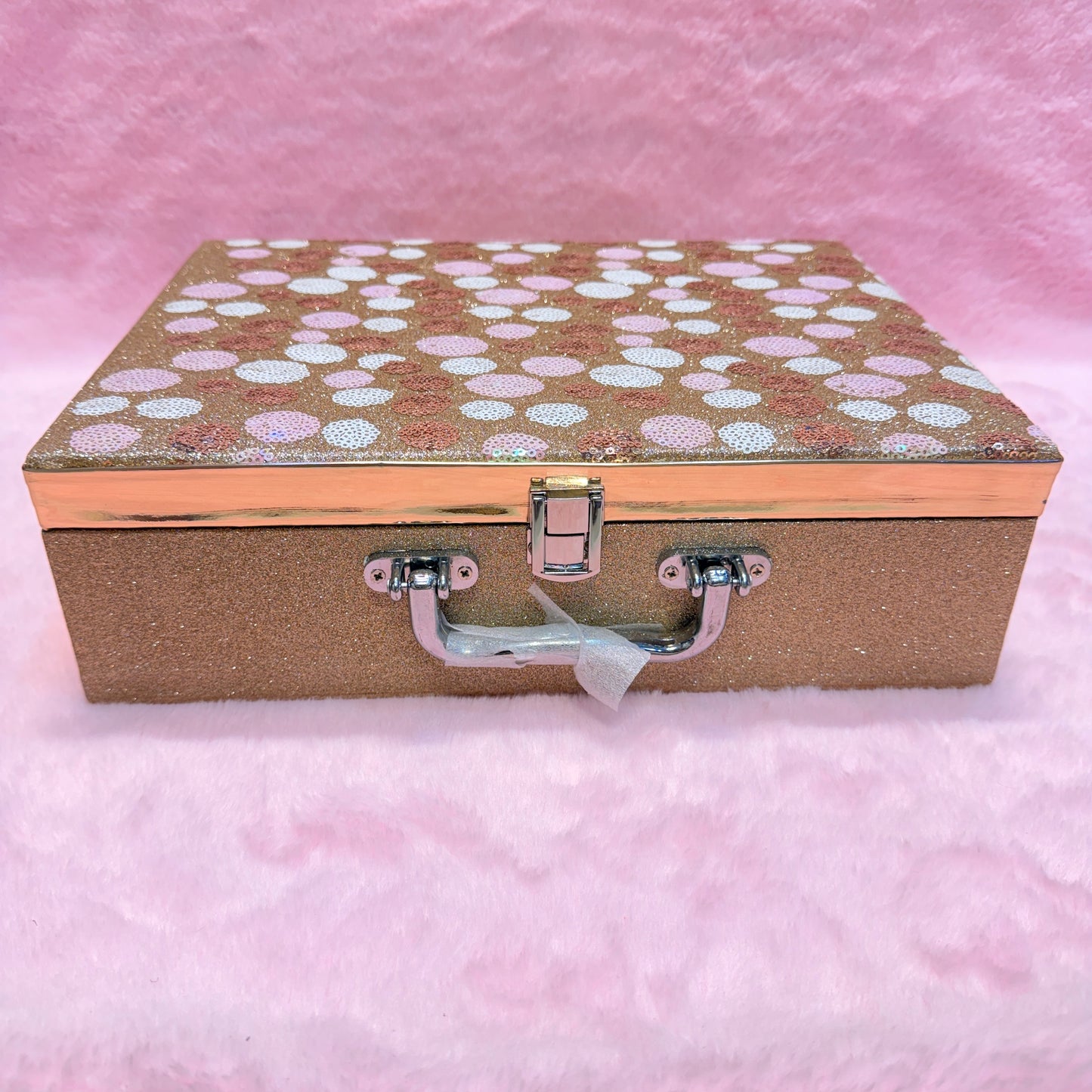 Premium Rain Drop Glass Bangles Gift Hamper | 18 Dozen | Size 2.6 | Luxury Suitcase Valaikappu Gift Box with Tamil Kavithai