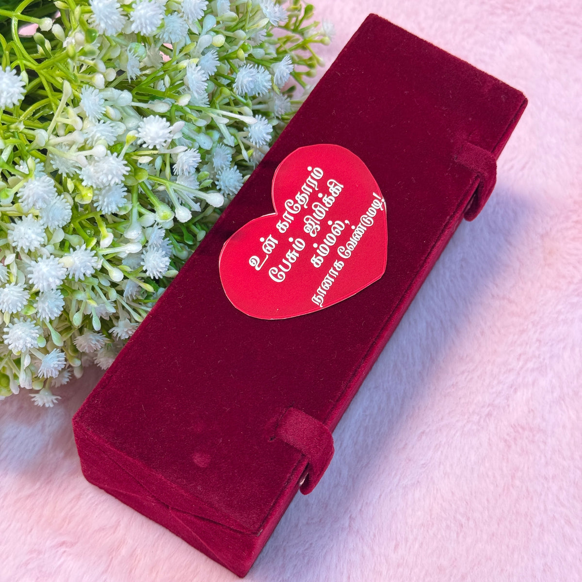 12 Set Trendy Earrings Combo with Tamil Kavithai Card | Premium Foldable Velvet Gift Box
