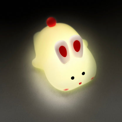 🐰 Big Face Rabbit – Color Changing Night Lamp 🌈✨
