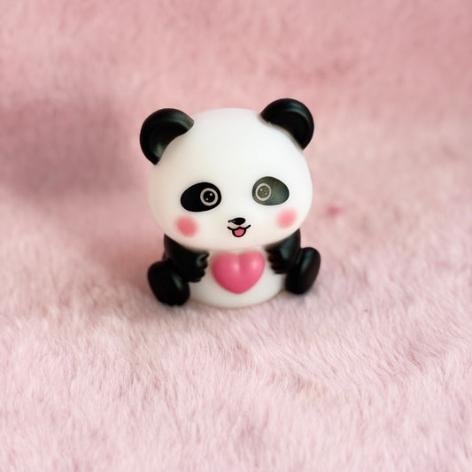 Cute Panda Heart LED Night Lamp – Warm White Light 🐼💖