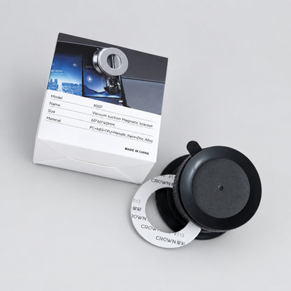 360° Vacuum Magnetic Phone Holder – Strong Suction Magnetic Mount for Phone & Dashboard