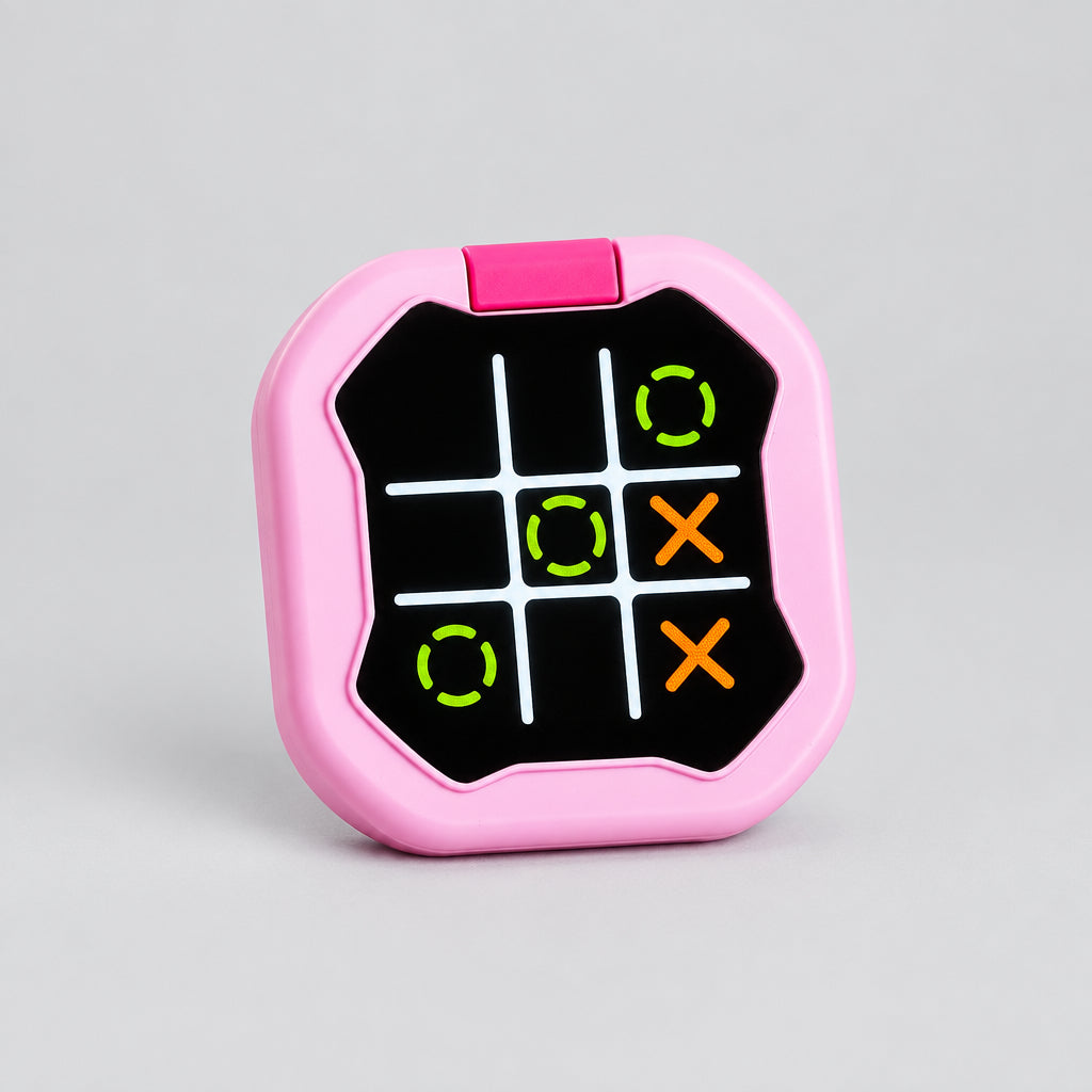 AI Intelligence Tic-Tac-Toe Electronic Game Console | 9 Modes Educational Puzzle Toy for Kids