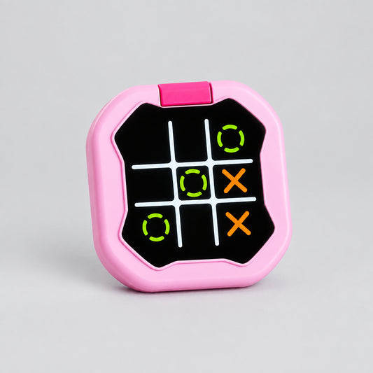 AI Intelligence Tic-Tac-Toe Electronic Game Console | 9 Modes Educational Puzzle Toy for Kids