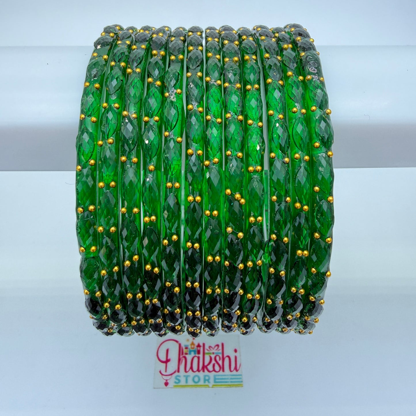 Rain Drop Crystal Designer Bangles Set for Women – Premium Party & Festive Wear