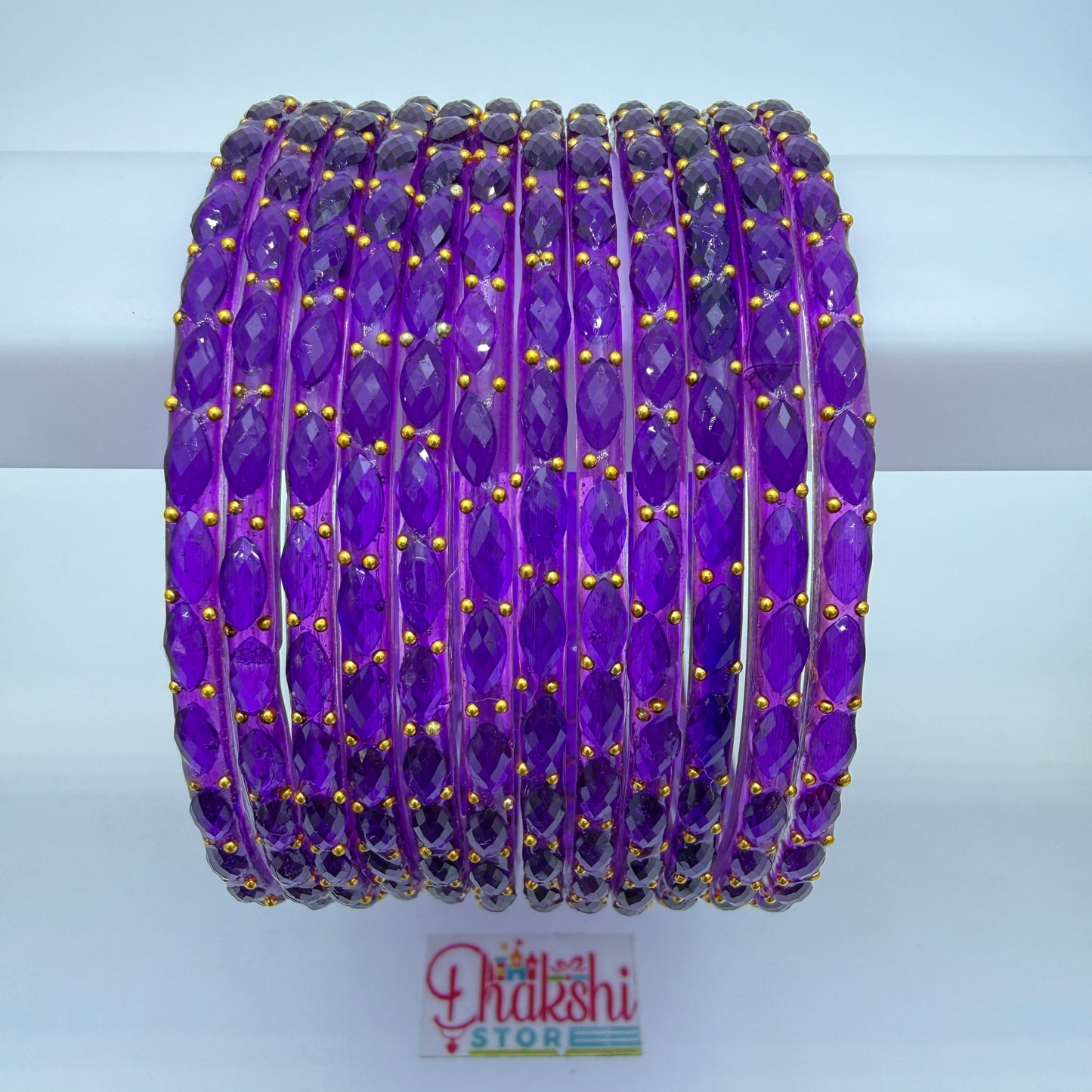 Rain Drop Crystal Designer Bangles Set for Women – Premium Party & Festive Wear