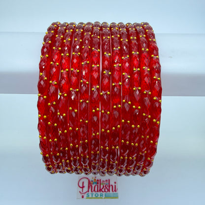 Rain Drop Crystal Designer Bangles Set for Women – Premium Party & Festive Wear