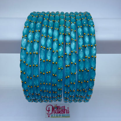 Rain Drop Crystal Designer Bangles Set for Women – Premium Party & Festive Wear