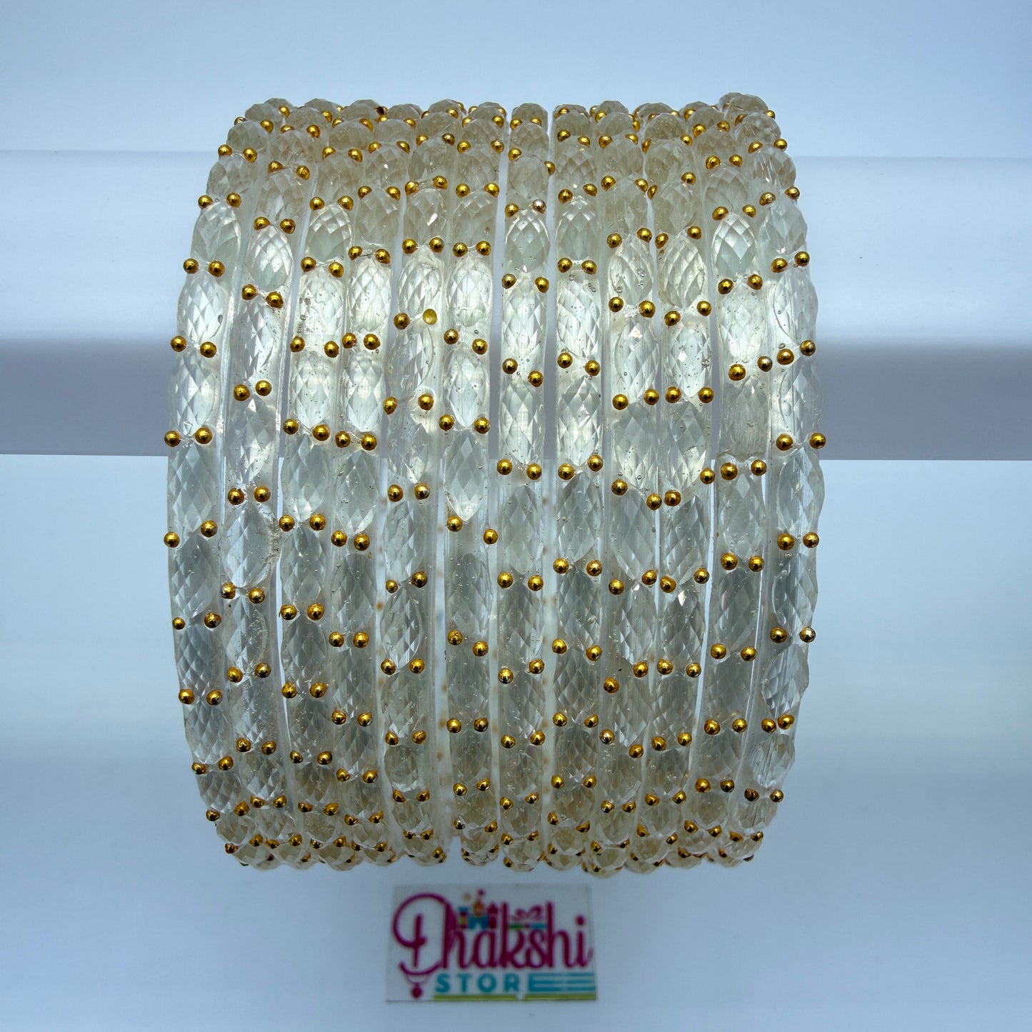 Rain Drop Crystal Designer Bangles Set for Women – Premium Party & Festive Wear