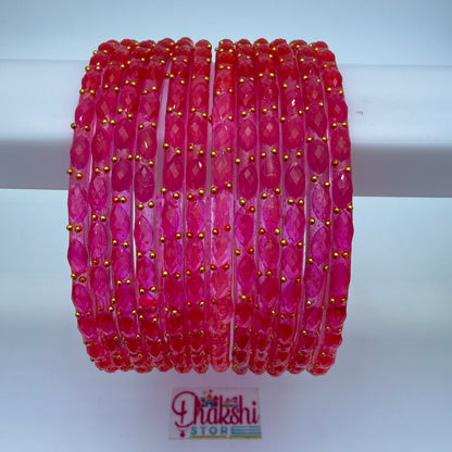 Rain Drop Crystal Designer Bangles Set for Women – Premium Party & Festive Wear