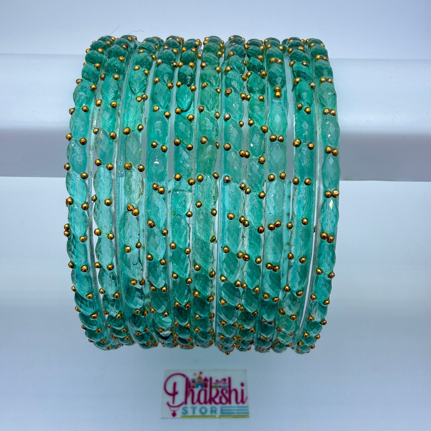 Rain Drop Crystal Designer Bangles Set for Women – Premium Party & Festive Wear