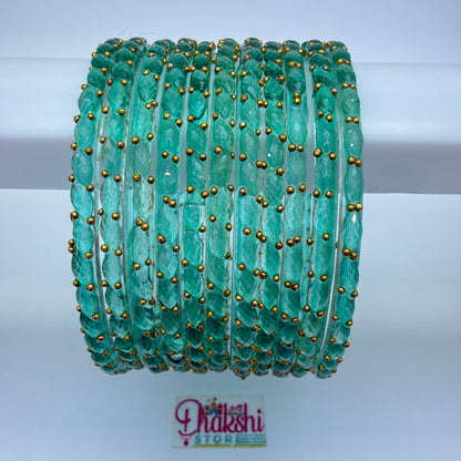 Rain Drop Crystal Designer Bangles Set for Women – Premium Party & Festive Wear