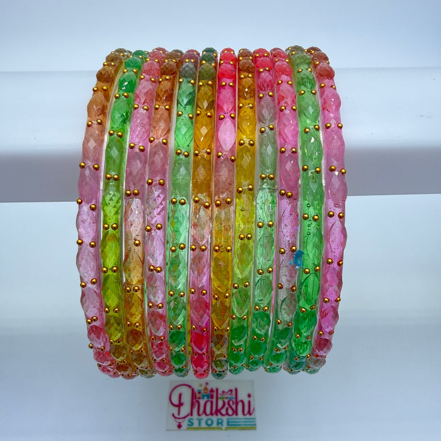 Rain Drop Crystal Designer Bangles Set for Women – Premium Party & Festive Wear