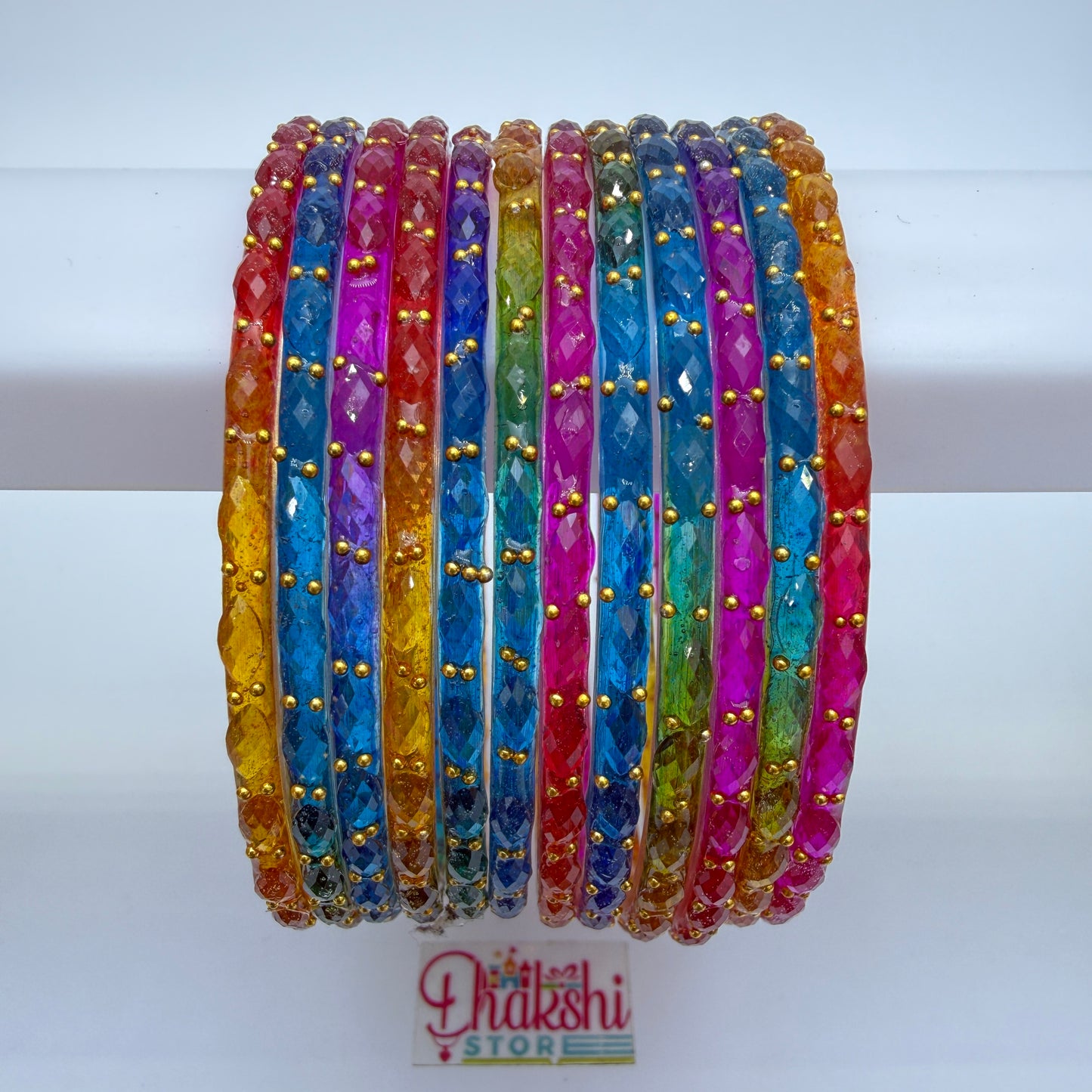Rain Drop Crystal Designer Bangles Set for Women – Premium Party & Festive Wear