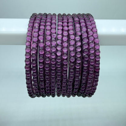 Mothi Mala Bangles Set (Premium Multi-Color Collection)