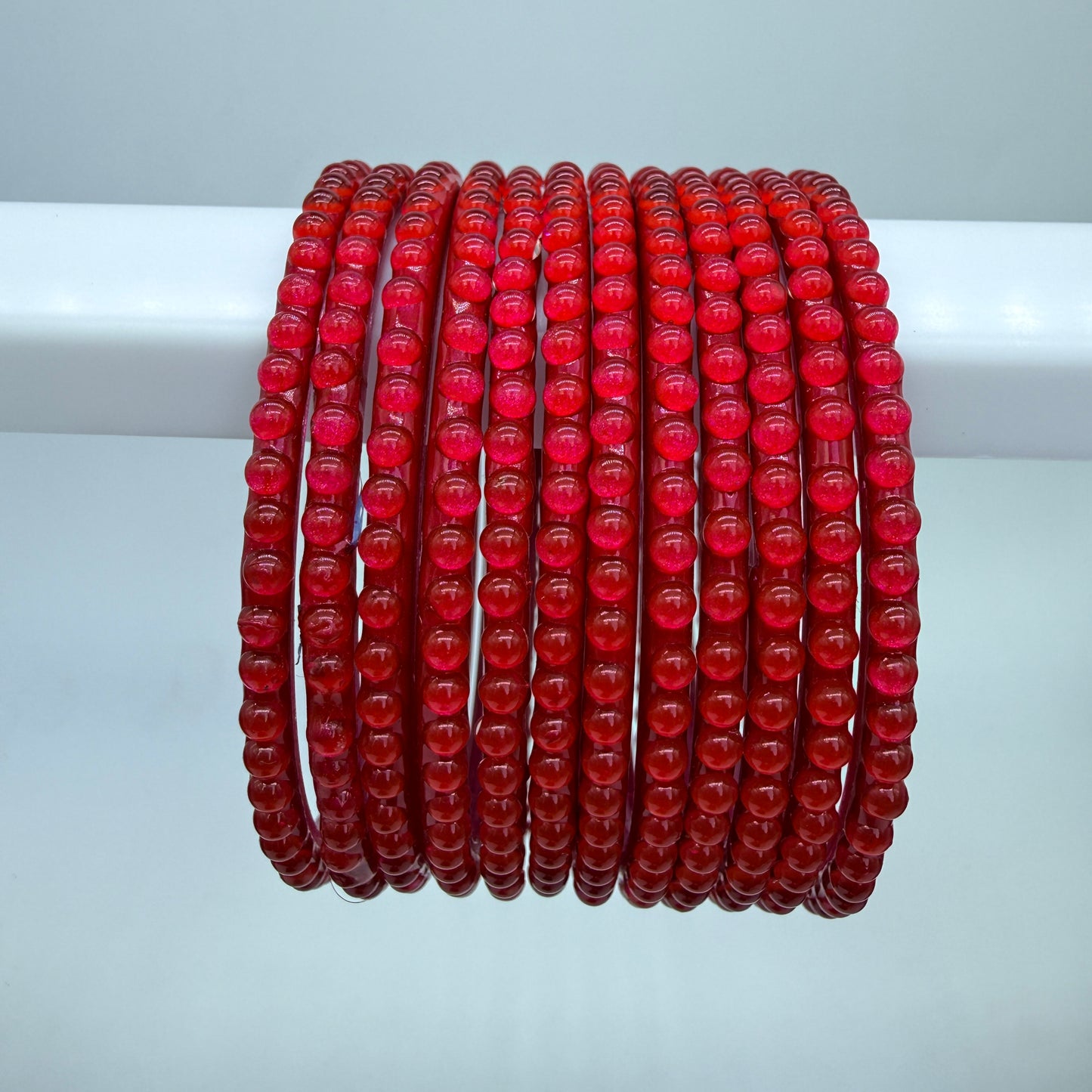 Mothi Mala Bangles Set (Premium Multi-Color Collection)