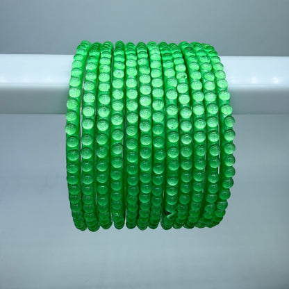 Mothi Mala Bangles Set (Premium Multi-Color Collection)