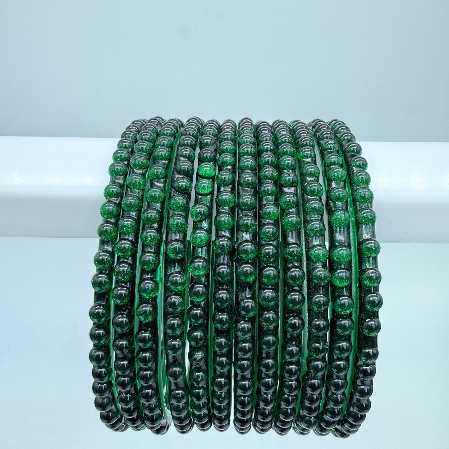 Mothi Mala Bangles Set (Premium Multi-Color Collection)