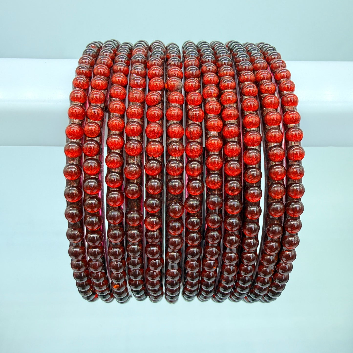Mothi Mala Bangles Set (Premium Multi-Color Collection)