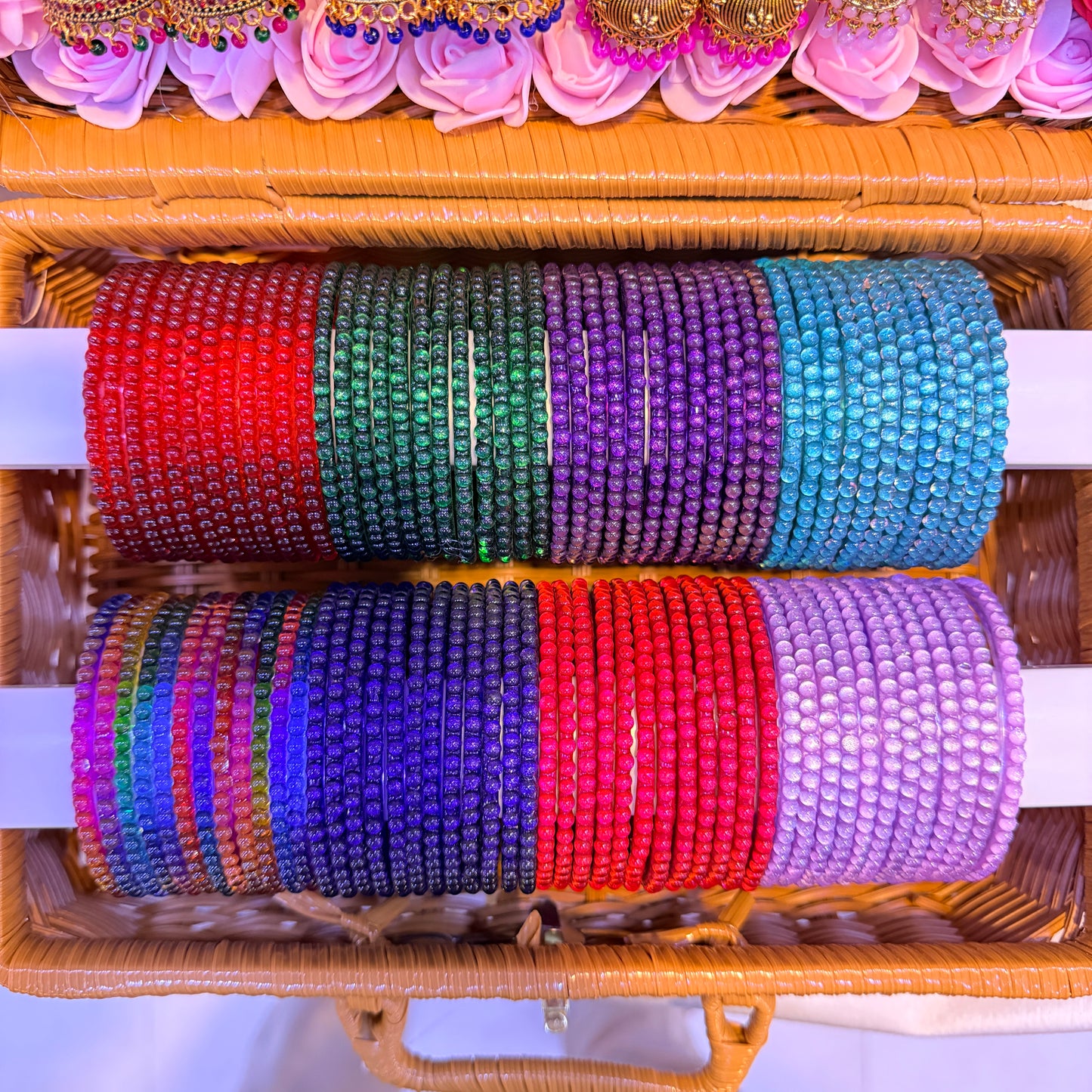 💖 Grand Colorful Bangle & Jhumka Combo Gift Box